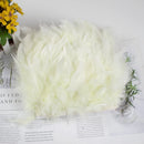 1 Meter Natural Turkey Feathers Trims 10-15cm for Sewing Ribbon Clothing Fringe Plumes Decoration DIY Crafts Wedding Party Dress