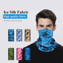 Summer men and women universal anti-uv sunscreen breathable dry ice silk scarf for cycling mountaineering sports scarf