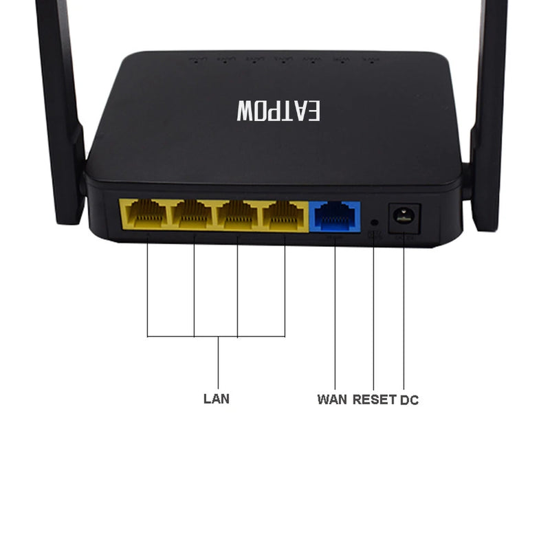 EATPOW 300Mbps 2.4G Wireless Router MTK7628KN Chipset WiFi Router With 2*5dbi External Antenna Router for Office/ Home