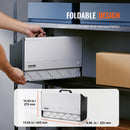 SucceBuy Airbrush Spray Booth Portable Hobby Airbrush Paint Spray Booth Kit with 4 LED Light Powerful Dual Exhaust Fans