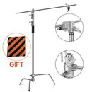 Photography Light Stand C-Stand Magic Leg Lamp Holder With pulley Adjustable Metal Tripod For Photography Photo Studio Softbox