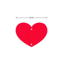 3M Red Love Heart Felt Garlands for Valentine's Day Wedding Heart Hanging Banner Birthday Bridal Shower Party Home Decoration