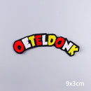 2024 Netherland Oeteldonk Emblem Embroidery Patches For Clothes Carnival Frog Iron On Patch Thermoadhesive Patch For Gift DIY