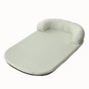 Removeable Summer Dog Bed Ice Silk Cooling Pet Mat Foam Sleeping Sofa Puppy Kennel Summer Cooling Fabric Dog Cat Bed Pet Cushion