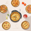 30/50Pcs Disposable Air Fryer Paper Liner Oil-proof Water-proof Paper Tray Non-Stick Baking Mat for Oven AirFryer Accessories