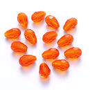 60/70PCS 8/10mm Crystal Tear Drop Shape Beads for Jewelry Making Waterdrop AB Glass Beads Loose Jewellery Beads DIY Bracelets