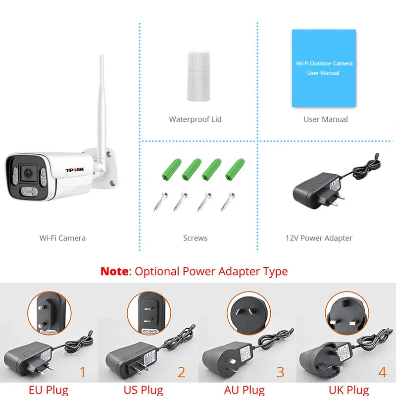 5MP IP Security Camera Wifi Outdoor Surveillance Home Protection CCTV Bullet Wi Fi Camara Video Indoor Wi-Fi CamHi CamHipro Cam