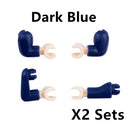 MOC Military Building Blocks Soldiers Figures Special Accessories Squatting Posture Arm Hand Kit Bricks Toys For Kid Gifts O020