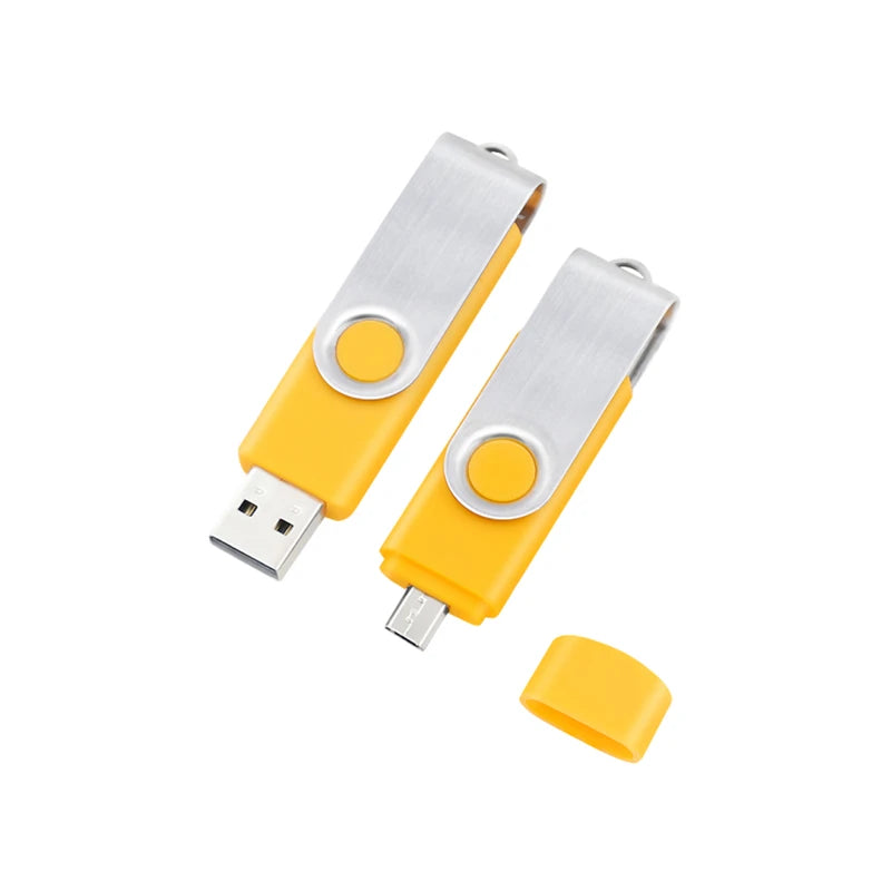 Free Logo  USB 2.0 Micro USB Stick Custom LOGO Double Use OTG Flash Drive Pen Drive 4gb 8gb 16gb 32gb 64gb Pendrive For Phone TV