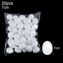 9/7/6/5cm Unfinished White Easter Eggs 20 Pcs Bird Pigeon Eggs Painted DIY Craft  Kids Gift Easter Party Deorations for Home