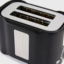 2 Slice Toaster, Quick & Even Results Every Time, Wide Slots Fit Any Size Bread Drop-Down Crumb Tray for Easy Clean Up