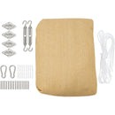 Rectangular Sun Shade Sail 3x3m Sunscreen Canopy with Waterproof and 95% UV Block Ideal for Outdoor Garden Patio Yard and Party