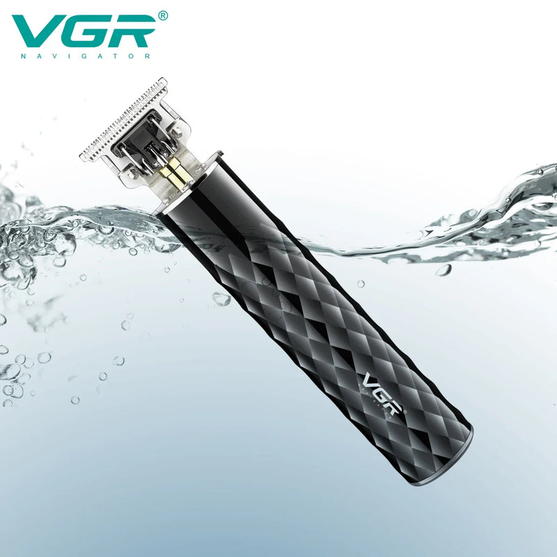 VGR Barber Professional Hair Trimmer Man, zero gapped Blade ,Washable Facial Beard Hair Clipper Haircut  Trimer For Men V-170