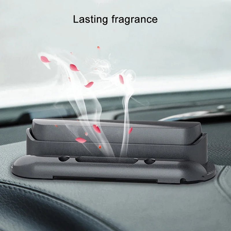 Temporary Car parking card  luminous Phone Number Card Plate Phone Holder Hidenable  parking Number with Air Freshener Styling