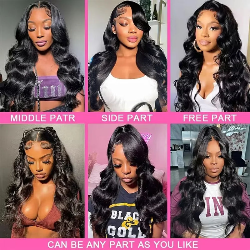 Body Wave 13x4 Lace Front Wig 13x6 HD Lace Frontal Wigs Human Hair For Women Pre Plucked 40 Inch Lace Front Wigs Cheap on Sale