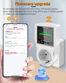 BR Plug Tuya Smart WiFi Socket Digital Current Voltmeter AC Power Meter Time Power Energy Tester Wattmeter US UK AU FR EU Plug