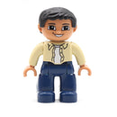 Big Size Action Figures City Princess Policemen Family Building Block Doll Character Accessory Assembly Toys for Children Gift