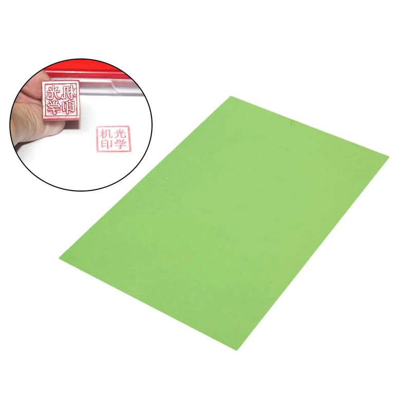 1 Sheet Solid Photopolymer Plate Resin Stamp Making Printing DIY Craft Home