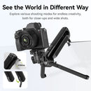 Ulanzi TT38 One-click Quick Release Tripod Uka Tripod Top Handle Grip for Camera Netting bracket with a Hidden Hook 180° Tilt