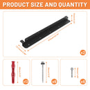 CP-SETUNO 2PCS Z-shaped Solar Panel Holder, Solar Panel 50-450w, Suitable for Motorhomes, Boats and Wall Mounting, for One Solar