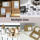 Transparent Round label 50x50mm/150pcs Thermal Adhesive Label Roll,suit for phomemo M110/M200/M120/M220 E210 P50 DETONG P1