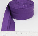 25mm (1“) width Bias Tape 100% Cotton Extra Soft for Baby Cloth Skin-friendly Fablic Bias Binding Tape Ironed Folded 12 yards