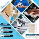 79142 Shop Towels 14"x12", 150 Count (Pack of 1), Cotton, White