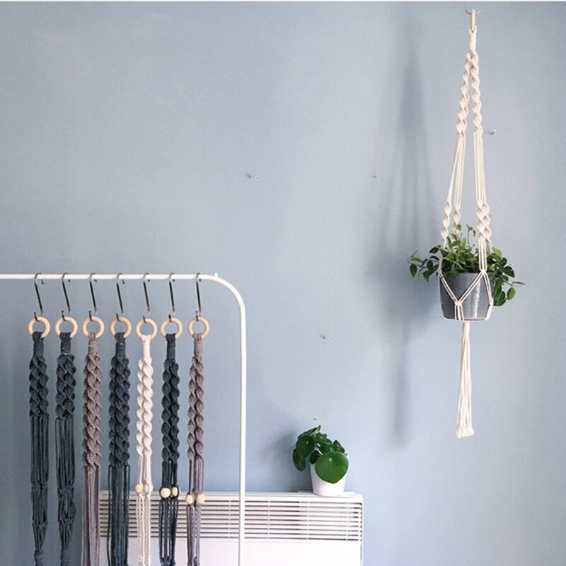New arrival macrame plant hanger macrame pot hanger macrame plant pot tray plant holder