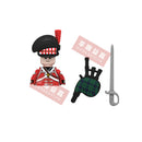 Medieval Napoleonic War French Dragoon British Soldiers Pirates Figures Army Scottish Fuisiler Building Blocks Weapons Brick Toy