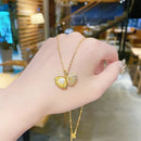 Classic Shell Pearl Necklace Fashion Small Fresh Clavicle Chain Micro-inlaid Simple Versatile Pendant Gift Giving