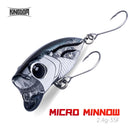 Kingdom Micro Minnow Hard Bait Topwater Fishing Lures 2.4g 35mm Z-Action High Quality Floating Popper Single Hook For Bass Pike