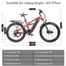PULUMA PH001 Electric Bicycle 1000W Power Ebike 48V 20AH Battery 27.5*2.8 Inch Tire Off-road Electric Mountain Bike