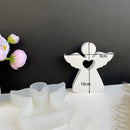 Cute Angel Candle Silicone Mold DIY Handmade Soap Angel Shape Plaster Drip Gel Epoxy Resin Mould Easter Aromatherapy Candle Mold
