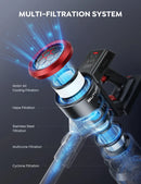 BUTURE 38KPa 450W Cordless Wireless Handheld Vacuum Cleaners for Pet Home Appliance 1.5L Dust Cup Removable Battery