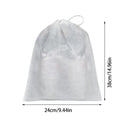 50Pcs Shoe Drawstring Bags Anti Yellowing Dustproof Shoe Bags For Travel Non-woven Storage Pouch With Drawstring For Shoes Boots