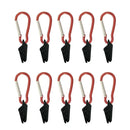 10Pcs Windproof Clamp Set Survival Grommet Tent Clips Buckle Awning Tarp Fixed Outdoor Camping Tent Accessories Plastic Hook