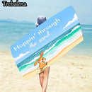 30*60inch Ultra-Soft Beach Towel with Beach Bunny Hoppin Through Sand Towel
