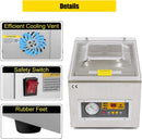 Vacuum Sealer,Chamber Vacuum Sealer Dz-260C Kitchen Food Chamber Vacuum Sealer, 110V Packaging Machine Sealer For Food Saver,