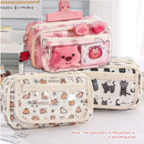 High Quality Kapibara Cartoon Pencil Case with Flip Top for Easy Access and Large Capacity for Stationery Storage