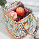 Fashion Insulated Lunch Bags For Men Women Breakfast Box Organizer Waterproof Camping Food Drink Cooler Bag Picnic Travel