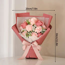 Soap Flower Bouquet Valentine's Day Gifts Creative Rose Soap Flower Mothers Day Gift Rose Soap Flower Creative Fake Flower Decor