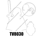 Action Figures Movie accessories Building Blocks Bricks toys TV6107 TV8047 TV8048 TV8049 TV8050 TV8051 TV8052 TV8053 TV8054