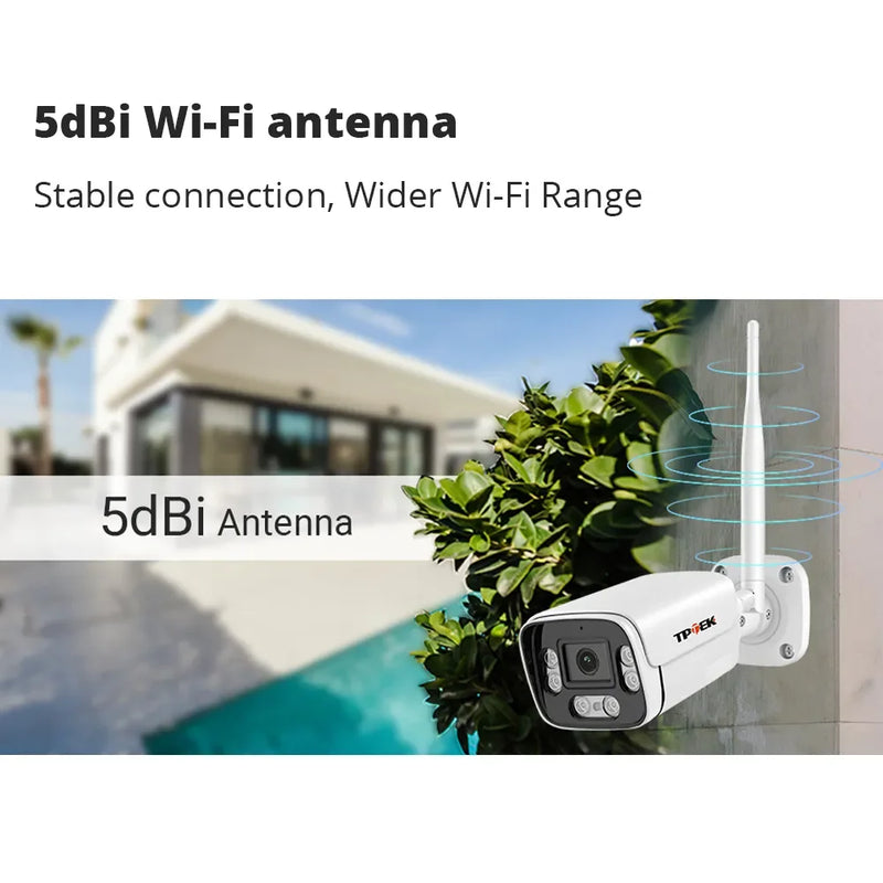 5MP IP Security Camera Wifi Outdoor Surveillance Home Protection CCTV Bullet Wi Fi Camara Video Indoor Wi-Fi CamHi CamHipro Cam