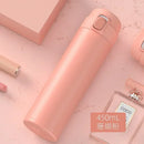 450ML Thermos Water Bottle Stainless Steel Insulation Vacuum Flasks Cup Keep Cold and Hot Mug Vacuum Flask Car Water Bottle