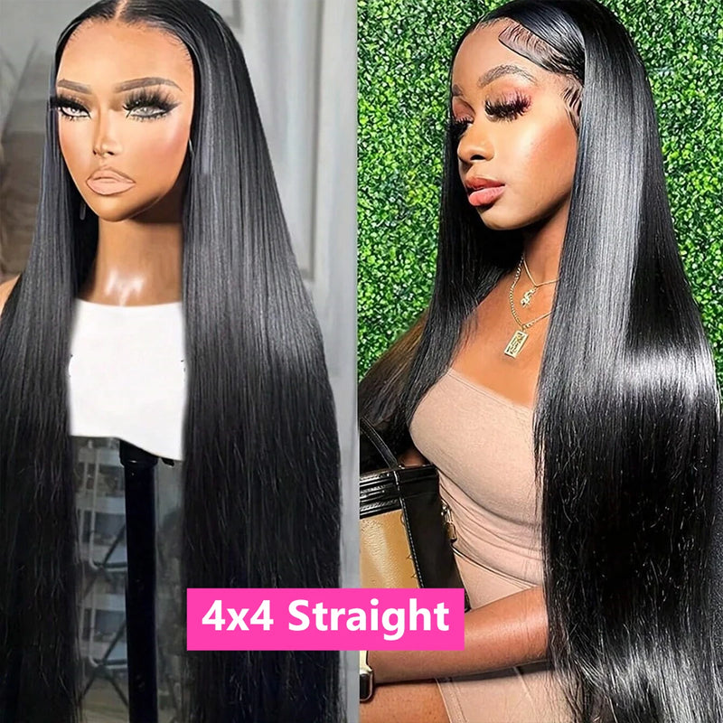 Bling Hair Brazilian Straight 13x4 Transparent Lace Front Human Hair Wigs For Black Women 13x6 Lace Frontal Wig Pre Plucked