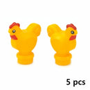 Figures Animal Building Block MOC City Goat Sheep Eagle Owl Panda Parrot Seagull Penguin Zoo Fram Accessories Bricks Toy Gift