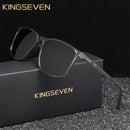 KINGSEVEN Polarized Men Sunglasses Anti-UV400  Lens Rectangle Driving Glasses Women Eyewear Accessory Oculos