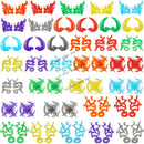 5PCS Cartoon Special Effects Pieces Arm Fist Wind Lightning Leg Flames Weapons Accessories Assemble Scene Bricks Kids for Toys