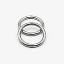 up to 5p 304 Stainless Steel Seamless Circular Round Ring Smooth Solid O Ring for Rigging Marine Boat Pet Yoga Hanging O-ring
