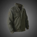 Outdoor Autumn Winter 2022 Work Men's Padded Welders Wear-resistant Canvas Repair Long Sleeve Multi-pocket Labor Clothes Jacket